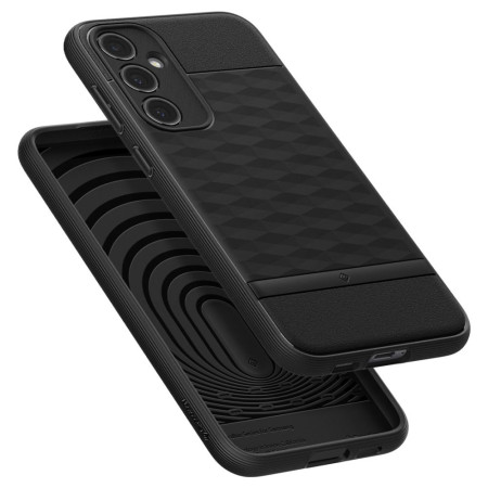 Husa pentru Samsung Galaxy S23 FE, Spigen Caseology Parallax, Matte Black
