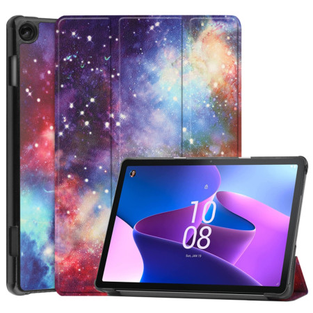 Husa tableta compatibila Lenovo Tab M10 3rd Gen TB328FU/TB328XU, FoldPro cu Microfibra, Auto Sleep/Wake, Galaxy