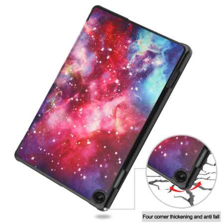 Husa tableta compatibila Lenovo Tab M10 3rd Gen TB328FU/TB328XU, FoldPro cu Microfibra, Auto Sleep/Wake, Galaxy