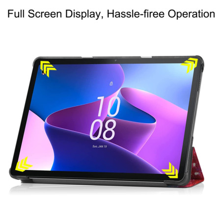 Husa tableta compatibila Lenovo Tab M10 3rd Gen TB328FU/TB328XU, FoldPro cu Microfibra, Auto Sleep/Wake, Galaxy