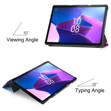 Husa tableta compatibila Lenovo Tab M10 3rd Gen TB328FU/TB328XU, FoldPro cu Microfibra, Auto Sleep/Wake, Galaxy