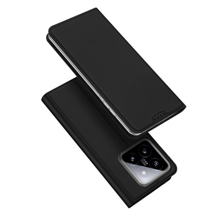 Husa Flip Xiaomi 14 Pro, Dux Ducis Skin Pro, Smart Pro Magnet, Negru