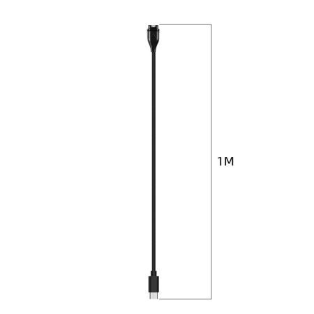Incarcator pentru Garmin Watch, USB-C, 5W, 1m, Black
