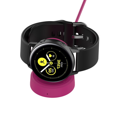 Incarcator Vertical Wireless pentru Samsung Watch, Type-C, 2.5W, Black