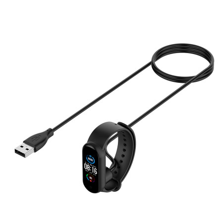 Incarcator pentru Xiaomi Mi Band 5/6/7, USB, 3.5W, 1m, Black