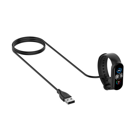 Incarcator pentru Xiaomi Mi Band 5/6/7, USB, 3.5W, 1m, Black