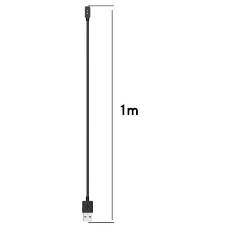 Incarcator pentru Xiaomi Watch, Mi Band 8, USB, 3.5W, 1m, Black