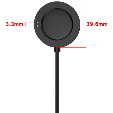 Incarcator pentru Xiaomi Watch H1/2 Pro/S2, USB, 5W, Black