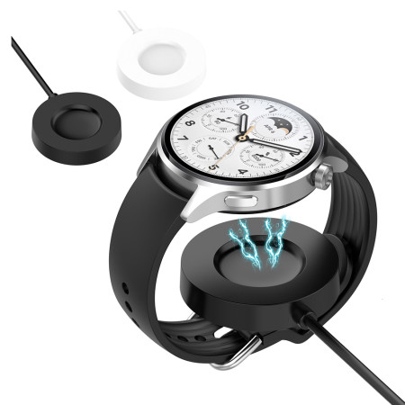 Incarcator wireless pentru Xiaomi Watch S1 Pro, USB, 4W, Black