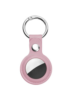 Husa pentru AirTag Secure Leather Holder, Pink