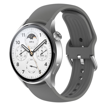 Curea pentru Huawei Watch GT 2 (46mm)/GT 2 Pro/GT 3 Pro (46mm)/Ultimate, Xiaomi Watch S1, W003, Grey