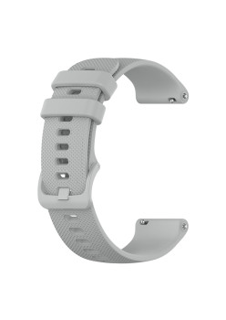 Curea pentru Samsung Galaxy Watch 4/5/Active 2, Huawei Watch GT 3 (42mm)/GT 3 Pro (43mm), W006, Gray