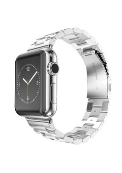 Curea pentru Apple Watch 1/2/3/4/5/6/7/8/9/SE/SE 2/Ultra/Ultra 2, 42/44/45/49mm, Silver
