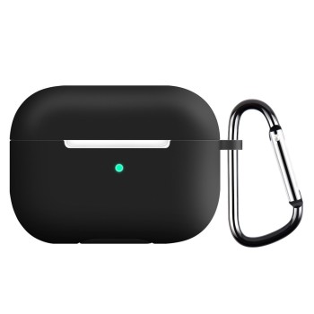 Husa compatibila Apple AirPods 3, Silicone, Smooth Ultrathin, Black