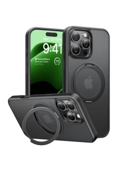 Husa pentru iPhone 16 Pro - Torras Ostand Pro Series - Black