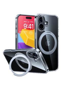Husa pentru iPhone 16 - Torras Ostand Pro Series - Clear