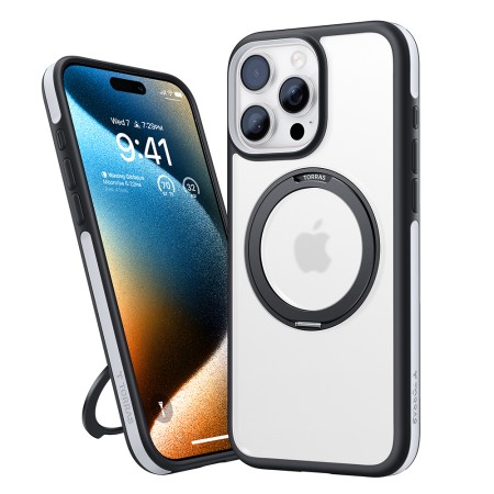 Husa pentru iPhone 16 Pro - Torras Ostand R Fusion Series - Black