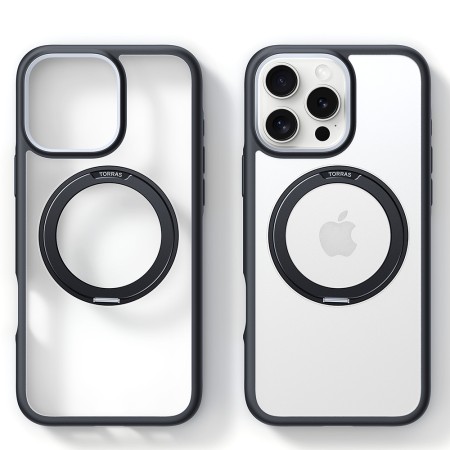 Husa pentru iPhone 16 Pro - Torras Ostand R Fusion Series - Black