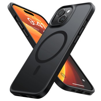 Husa pentru iPhone 15 - Torras Guardian Magnetic Series - Black