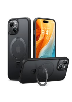 Husa pentru iPhone 15 - Torras Ostand - Black