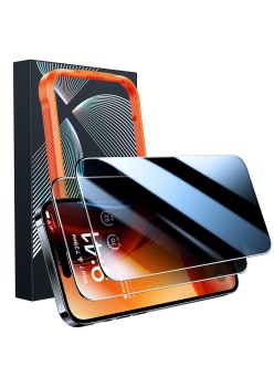 Folie pentru iPhone 15 Pro Max - Torras GlassGo Epic Privacy - Black