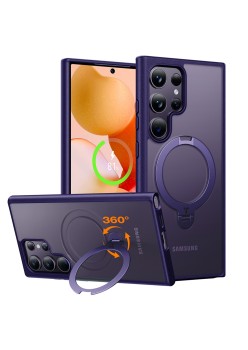 Husa pentru Samsung Galaxy S24 Ultra - Torras Ostand Spin - Purple