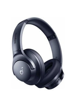 Casti Bluetooth on-ear Hybrid Active Noise Cancelling - Anker (A3004G31) - Blue