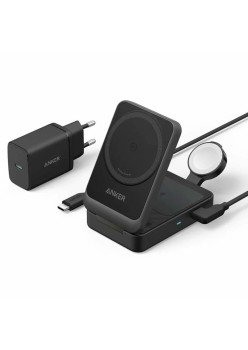 Statie de Alimentare pentru Apple, 15W + Incarcator si Cablu Type-C - Anker (B2557311) - Black