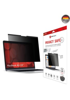 Folie pentru MacBook Air 15" (2023 / 2024) - Displex Laptop Privacy Safe - Black
