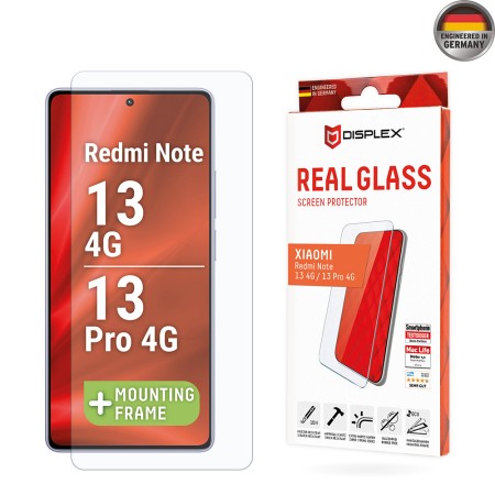 Folie pentru Xiaomi Redmi Note 13 4G / Note 13 Pro 4G / Poco M6 Pro 4G - Displex Real Glass 2D - Clear