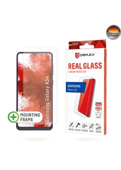 Folie pentru Samsung Galaxy A34 5G - Displex Real Glass 2D - Clear