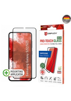 Folie pentru Samsung Galaxy S22 5G / S23 - Displex Pro Touch Glass Eco - Black