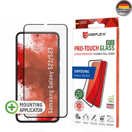 Folie pentru Samsung Galaxy S22 5G / S23 - Displex Pro Touch Glass Eco - Black