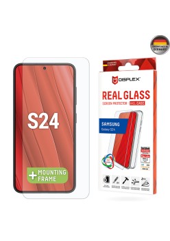 Folie pentru Samsung Galaxy S24 - Displex Real Glass + Case - Clear