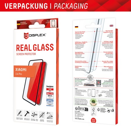 Folie pentru Xiaomi 14 Pro / 14 Ultra - Displex Real Glass 3D - Clear