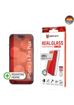 Folie pentru iPhone 14 Pro Max - Displex Real Glass + Case - Clear
