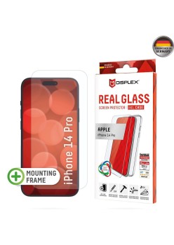 Folie pentru iPhone 14 Pro - Displex Real Glass + Case - Clear