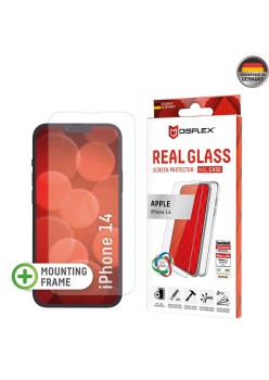 Folie pentru iPhone 14 - Displex Real Glass + Case - Clear