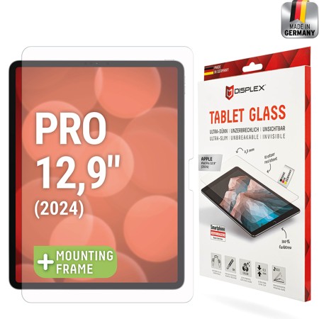 Folie pentru iPad Pro 12.9 (2024) - Displex Tablet Glass - Clear