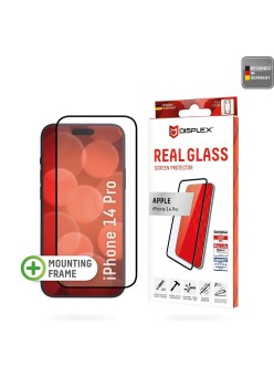 Folie pentru iPhone 14 Pro - Displex Real Glass Full Cover - Black