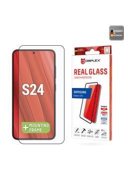 Folie pentru Samsung Galaxy S24 - Displex Real Glass Full Cover - Black