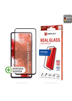 Folie pentru Samsung Galaxy S23 FE - Displex Real Glass Full Cover - Black