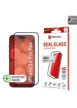 Folie pentru iPhone 14 Pro Max - Displex Real Glass Full Cover - Black