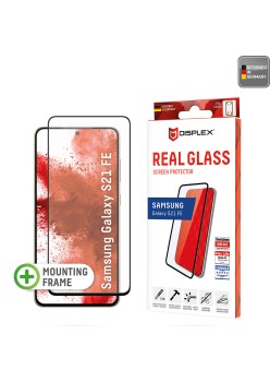 Folie pentru Samsung Galaxy S21 FE 5G - Displex Real Glass Full Cover - Black