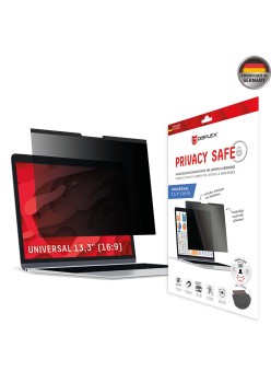 Folie pentru Laptop Universala 13.3", 16:10 - Displex Laptop Privacy Safe - Black
