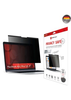 Folie pentru MacBook Air 13" 2020 / Pro 13" (2016 / 2020) - Displex Laptop Privacy Safe - Black