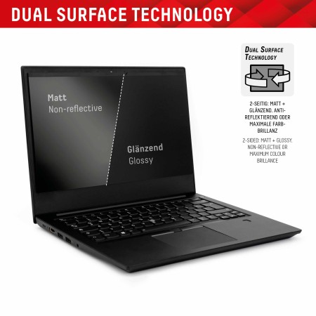 Folie pentru MacBook Air 13" 2020 / Pro 13" (2016 / 2020) - Displex Laptop Privacy Safe - Black