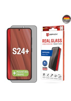 Folie pentru Samsung Galaxy S24 Plus - Displex Real Glass Privacy Full Cover - Black