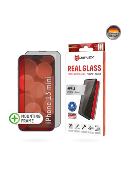 Folie pentru iPhone 13 mini - Displex Real Glass Privacy Full Cover - Black