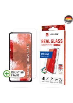 Folie pentru Samsung Galaxy S23 FE - Displex Real Glass + Case - Clear